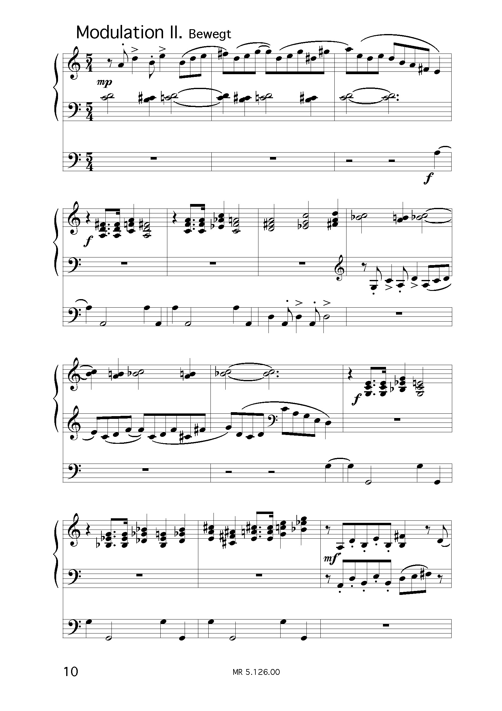 Concertino für Orgel